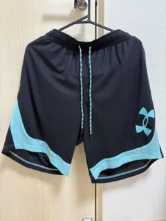 Under Armour バスケットボールパンツ XL 黒/水色
