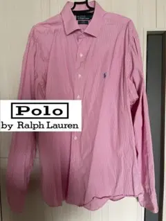 ポロラルフローレンPolo by Ralph Lauren ストライプシャツXL