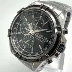 【稼動】 SEIKO クロノグラフ 腕時計 ソーラー V172-0AJ0 メンズのサムネイル