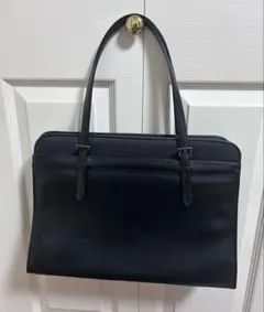 ブラックビジネスバッグ 合成皮革 - メルカリ