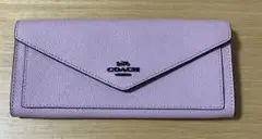 COACH ピンク 長財布 封筒型のサムネイル
