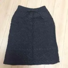 最終お値下げ！！【未使用】niko and... ニットスカート