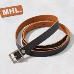 新品　日本製　マーガレットハウエル ワイドレザーベルト レザーベルブラウン 新品 日本製 マーガレットハウエル ワイドレザーベルト レザー