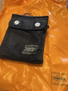PORTER タンカー 二つ折り財布　Black