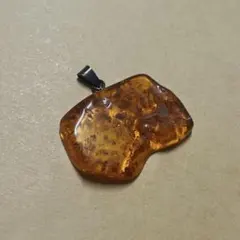 【美品】 琥珀 アンバー ペンダントヘッド