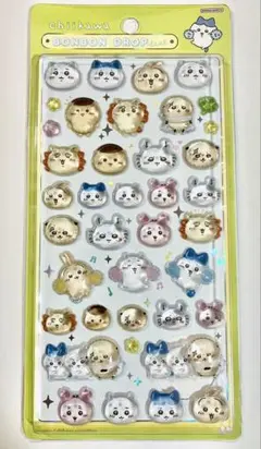【正規品】ボンボンドロップシール　ちいかわ　みんなニコニコ