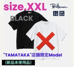 ⬜︎ユニクロ TAMATAKA×ロンハーマン二子玉川限定XXL新品未使用品.黒