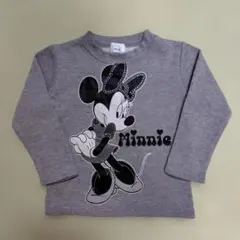 Disney ミニーマウス トレーナー グレー