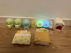 すみっコぐらし　ベット　家　布団　ライト