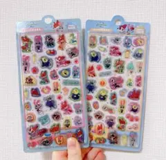 週末限定セール　ズートピア　ディズニー　ぷっくりシール2枚セット　ドロップシール