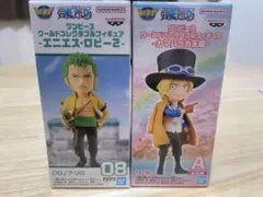ワンピース フィギュア　ゾロ　サボ