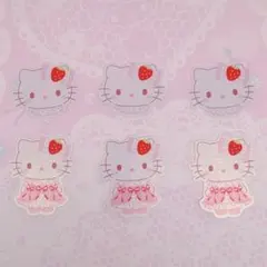 ハローキティ　いちごホイップケーキデザインシリーズ　シール