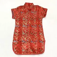 未使用　チャイナドレス　チャイナ服　キッズ　女の子