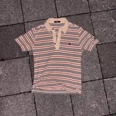 00's Burberry London 半袖ポロシャツ ボーダー柄 160A - メルカリ