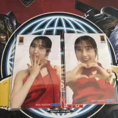 Juice=Juice チェキサイズ生写真　2種コンプ　段原瑠々　5ROOMS