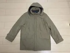 ◆ LACOSTE ◆ ダウンジャケット/ カーキ/ フード着脱可 / Lサイズ