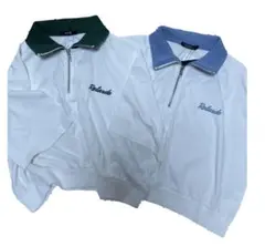 ハーフジップ クロップドTシャツ 2色セット