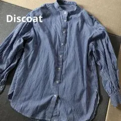 Discoat ストライプ　ロングシャツワンピ　Fのサムネイル