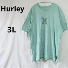 ✴️Hurley Tシャツ 【XXL】ミントグリーン　海外古着　1点もの