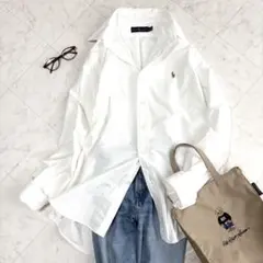新品タグ付✨ラルフローレン ストレッチ オックスフォード シャツ QR 
