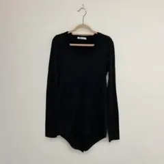 BEIGE,ウールカットソー