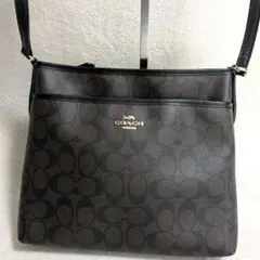 【良品】COACH コーチ ショルダーバッグ PVC スクエア クロスボディ