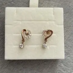 ４℃ ヨンドシー K10ピンクゴールド ピアス