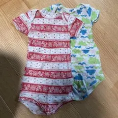 OCEAN&GROUND 半袖ロンパース　2枚セット