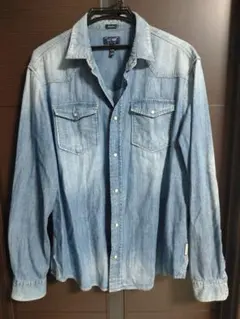 ARMANI JEANS デニムシャツ 長袖 ボタン付き