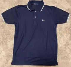 fred perry コムデギャルソン・オム・ドゥコラボネイビー ポロシャツ