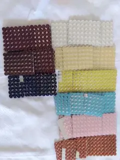 多色プラスチック製ボタンまとめ売り