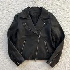 JEANASIS レザー　ダブル　ライダース　ジャケット