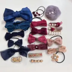レディース アクセサリー ヘアアクセサリー 20点 まとめ売り 大人 キレイめ