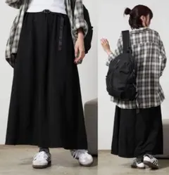【25FW】GRAMICCI グラミチ ウールライク フレアスカート Lブラックのサムネイル
