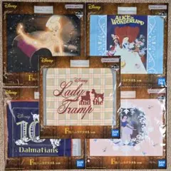 ディズニー　ハンカチ　アリス　ティンカーベル　白雪姫　わんわん物語　101匹