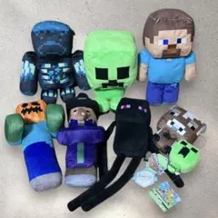 Minecraft ぬいぐるみ・収納ケース、水筒、弁当箱セット - メルカリ