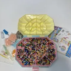 アクアビーズハート型収納ケース付き