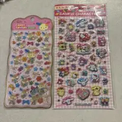サンリオキャラクターズ ぷっくりシール 大阪限定 2枚セットのサムネイル