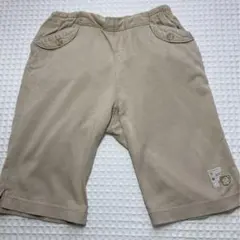 ファミリア　ハーフパンツ　110  ベージュ