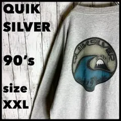 【超希少XXL】90s クイックシルバー バックプリント スウェット a2のサムネイル