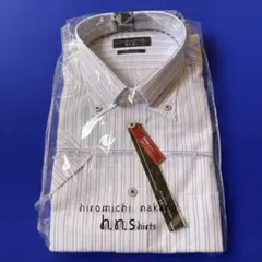 半袖hiromichi nakanoボタンダウンLL-43 形態安定 吸汗速乾のサムネイル