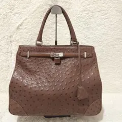 タグ付き未使用品✨️オーストリッチ カデナ 自立 ゴールド金具