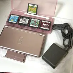 ニンテンドーDS Lite ピンク 充電器　本体+ソフト5本