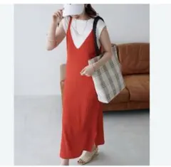 ディスコート　ニットワンピース　Fサイズ