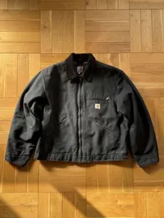 【美品】【USA製】Carhartt デトロイトジャケット　ブラック