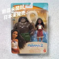新品未開封✨日本未発売✨ディズニー モアナと伝説の海 モアナ2 マウイフィギュア