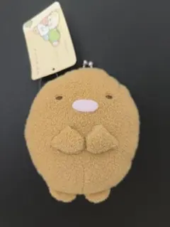 すみっコぐらし　★　がま口　ポーチ　　とんかつ　☆