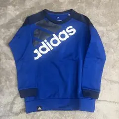 adidas トレーナー 140サイズ 青色