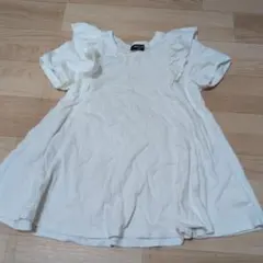 COMME CA ISM フリルTシャツ ホワイト 140Aのサムネイル