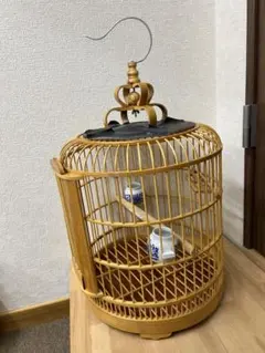 手作り鳥かご⭐︎底朱色 - メルカリ